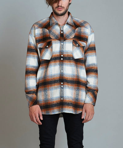 フランネルBIGウエスタンSH