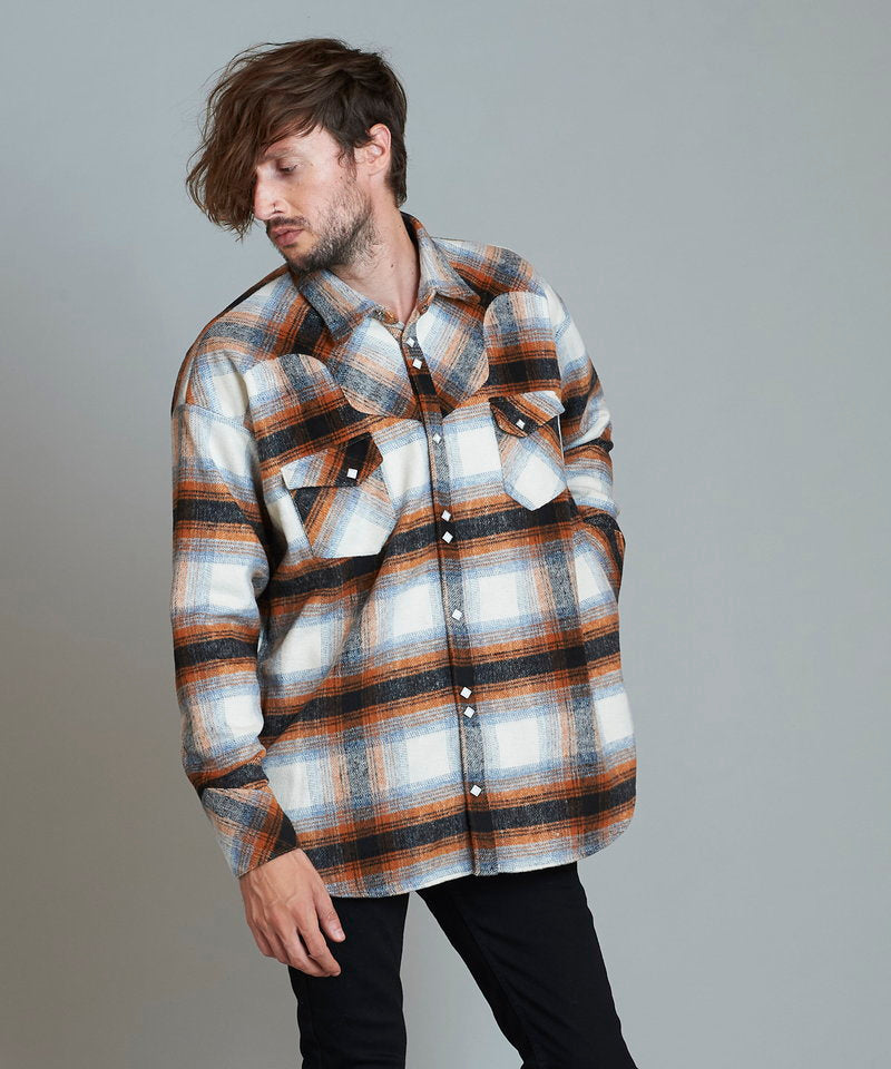 フランネルBIGウエスタンSH