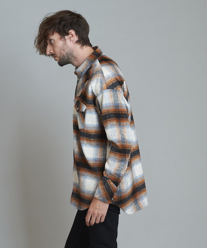 フランネルBIGウエスタンSH