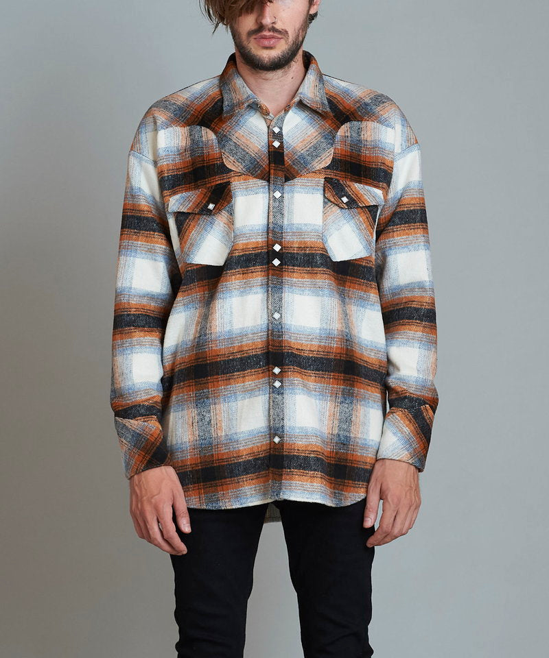 フランネルBIGウエスタンSH