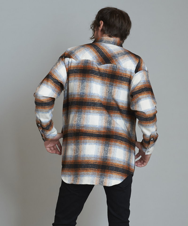 フランネルBIGウエスタンSH