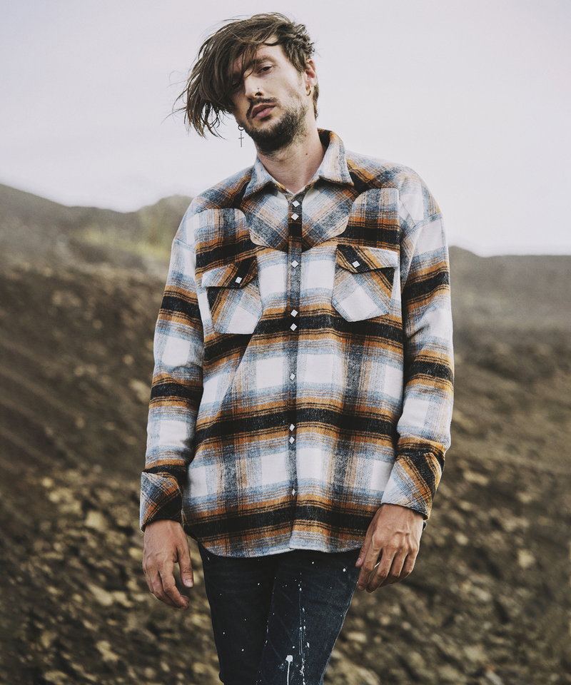 フランネルBIGウエスタンSH