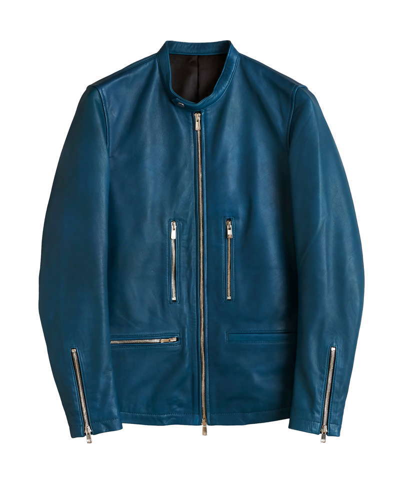 シープレザーシングルライダースJKT