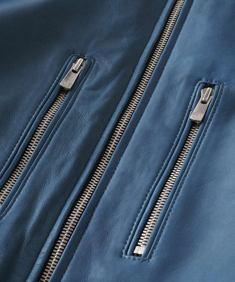 シープレザーシングルライダースJKT