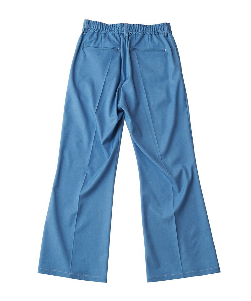 Tencel denim high waist wide leg pants