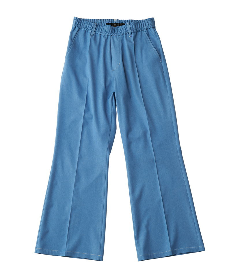 Tencel denim high waist wide leg pants