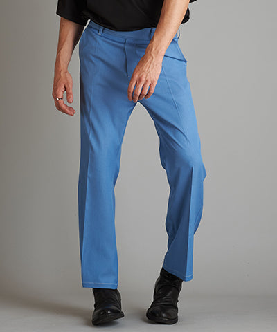 Tencel denim high waist wide leg pants