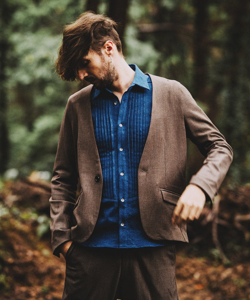 ノーカラー1B-JKT