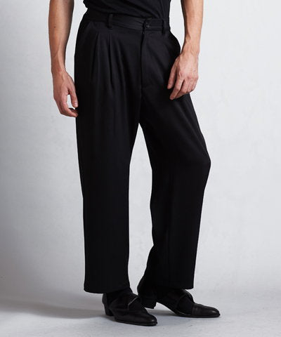 Easy Tuck Wide Trousers