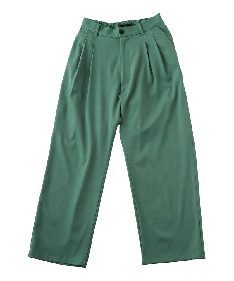 Easy Tuck Wide Trousers