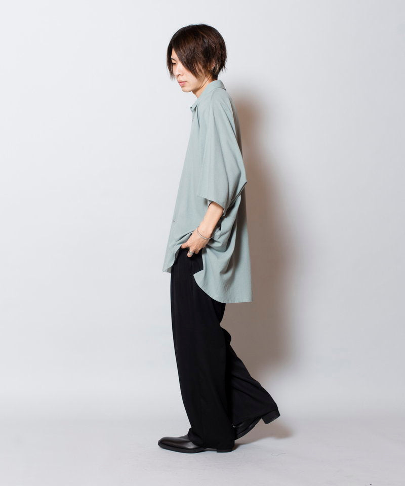 Linen touch dolman sleeve BIG-SH