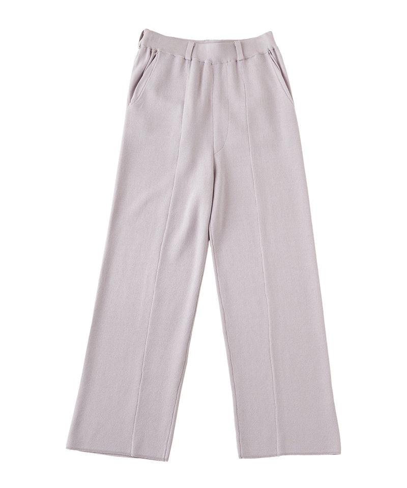 Cool touch knit baggy trousers