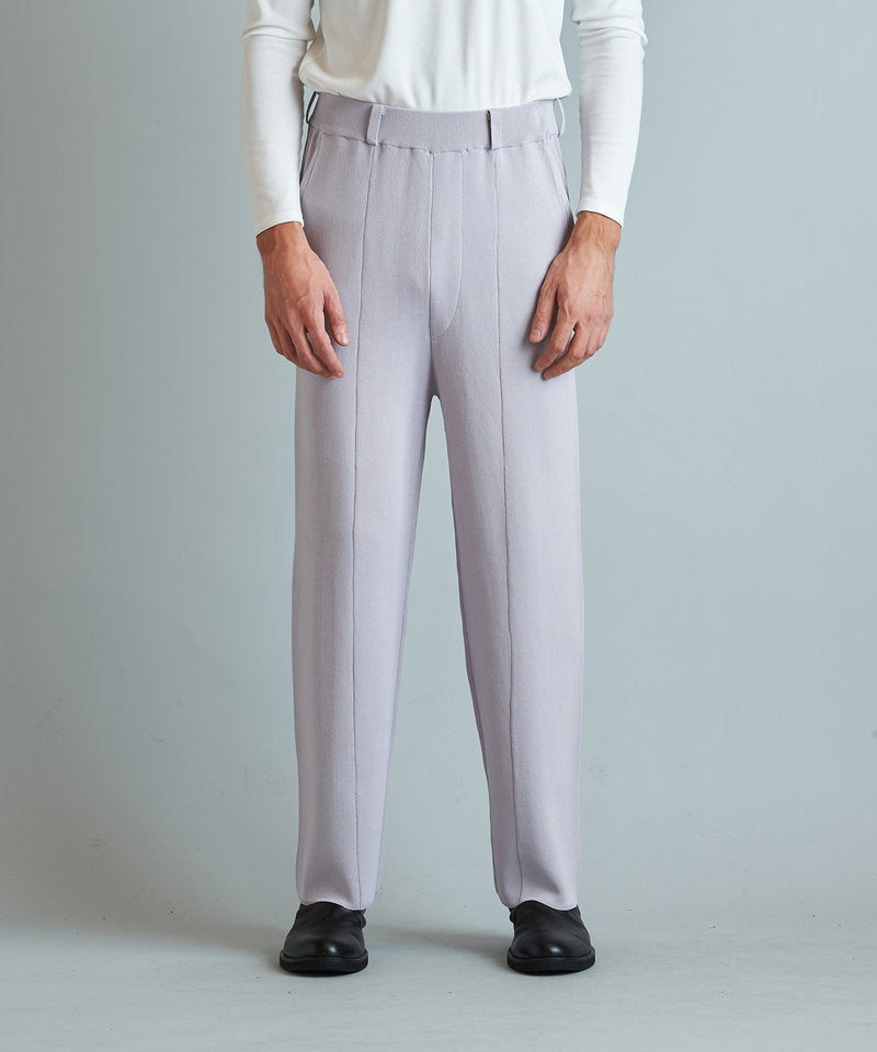 Cool touch knit baggy trousers