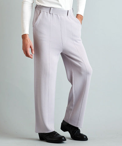 Cool touch knit baggy trousers