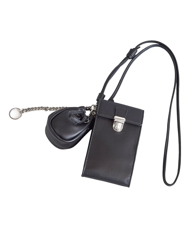 Cow Leather Gadget Mini Shoulder Bag