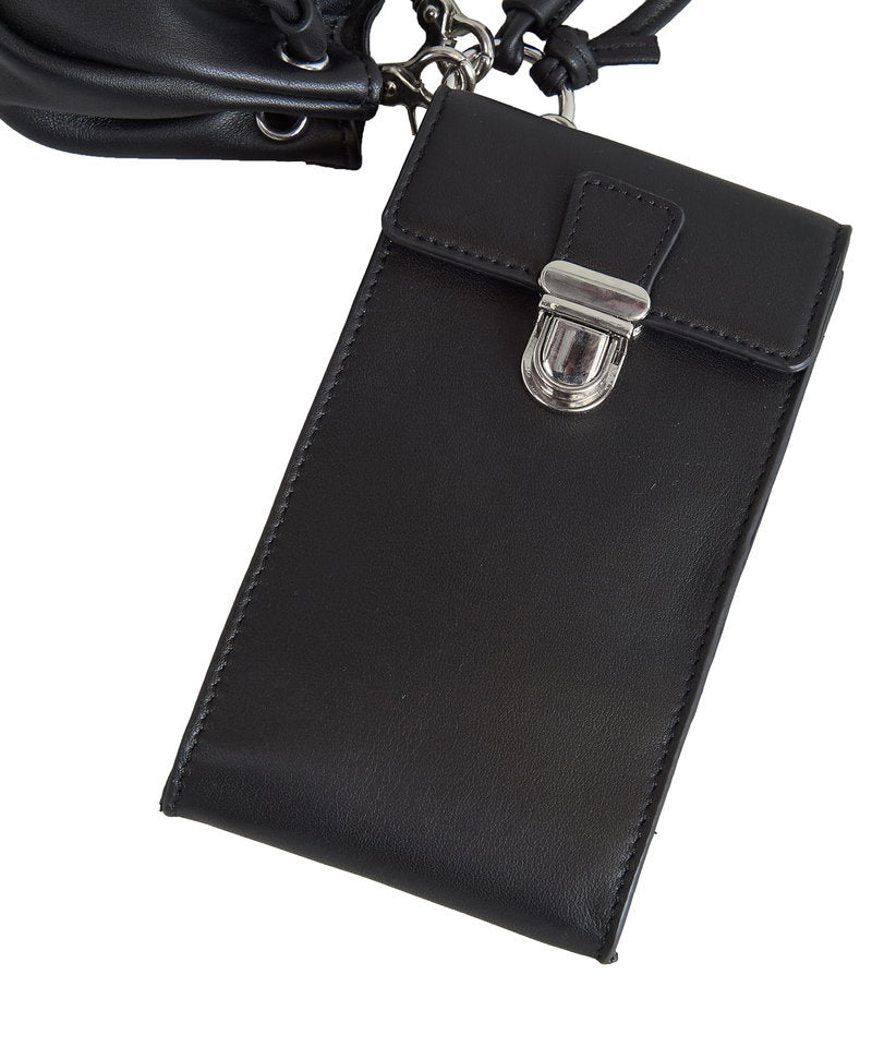 Cow Leather Gadget Mini Shoulder Bag