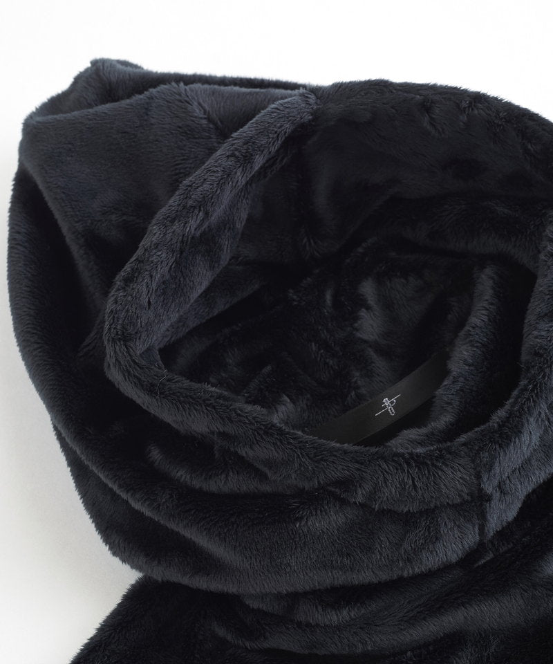 シャギーストレッチボリュームネックパーカ