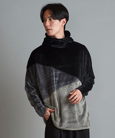 Shaggy Stretch Volume Neck Parka