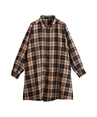 スリットロングBIGチェックSH