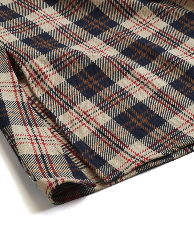 スリットロングBIGチェックSH