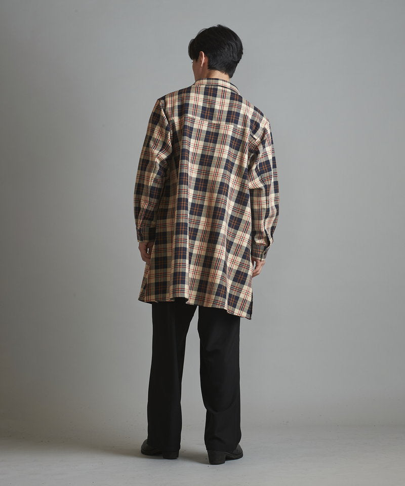 スリットロングBIGチェックSH