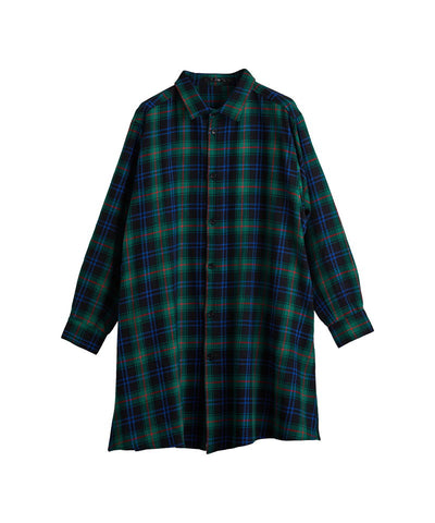 スリットロングBIGチェックSH