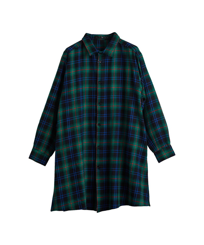 スリットロングBIGチェックSH