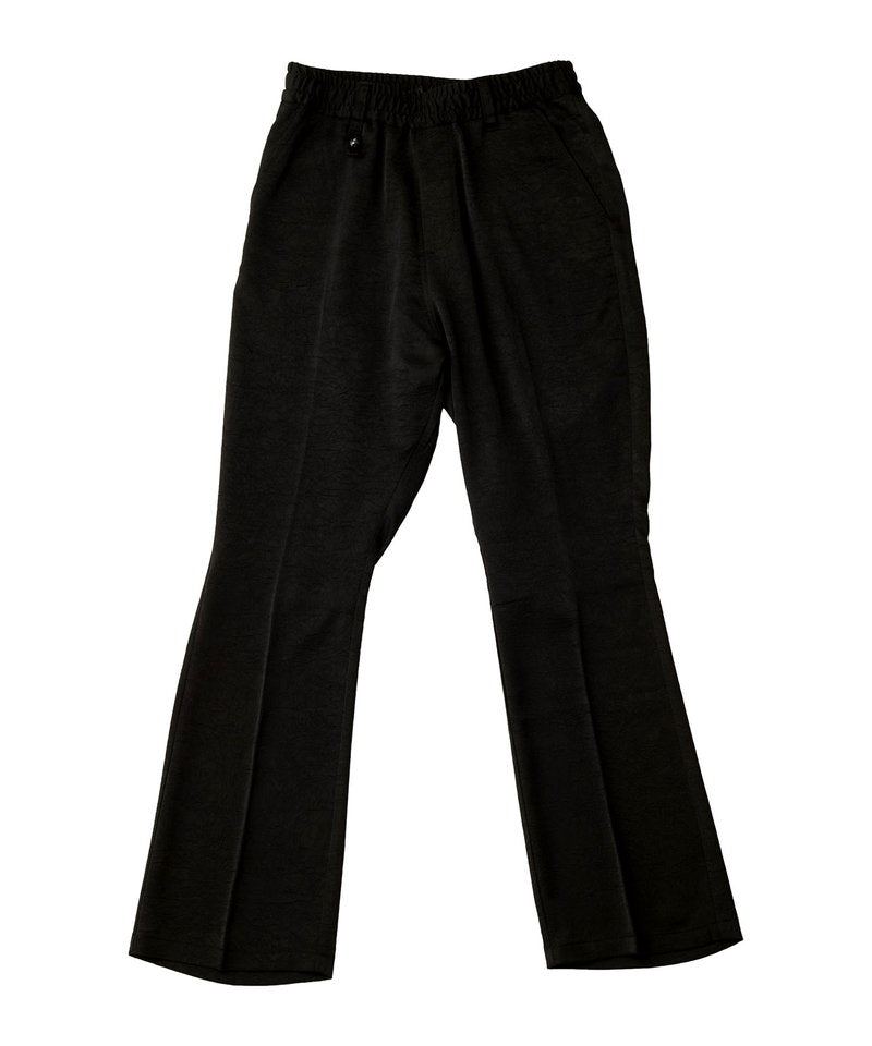 Wrinkle flare pants