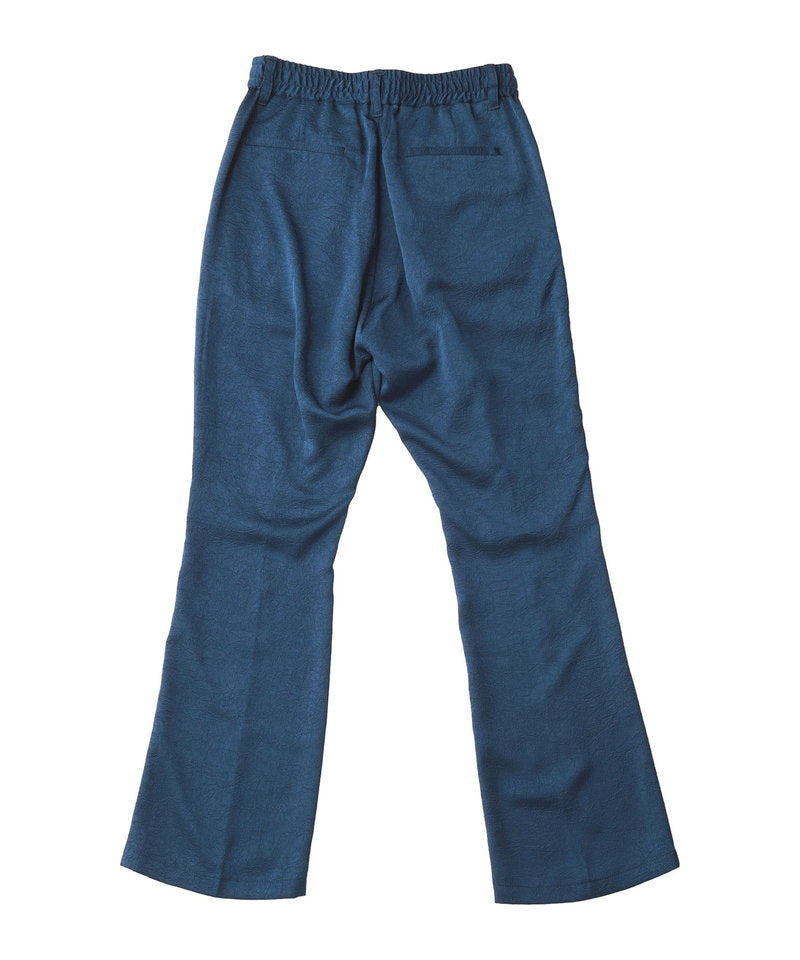 Wrinkle flare pants