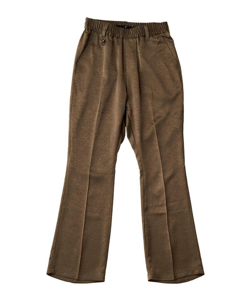 Wrinkle flare pants