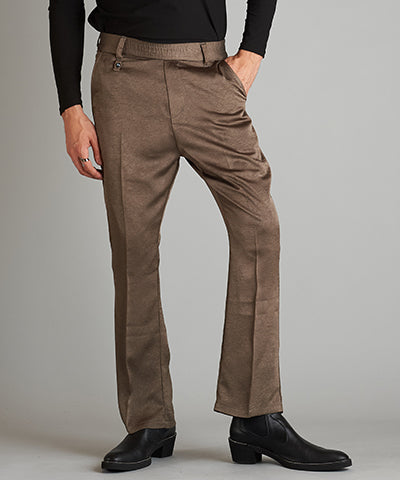 Wrinkle flare pants