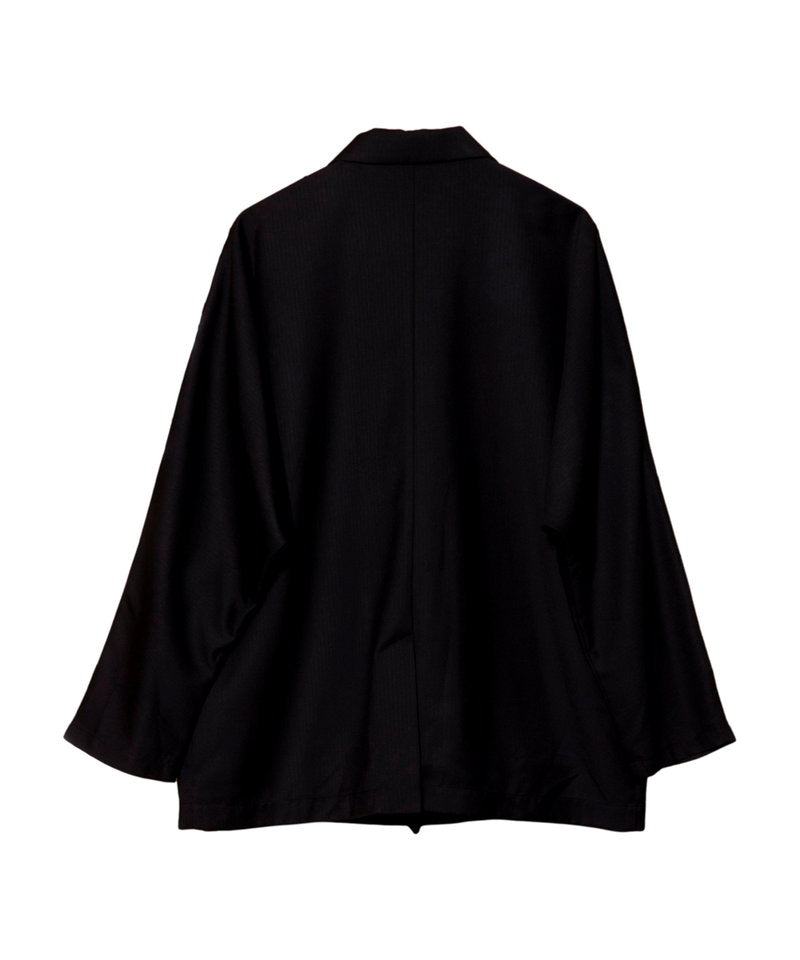 Dolman sleeve double-breasted jacket