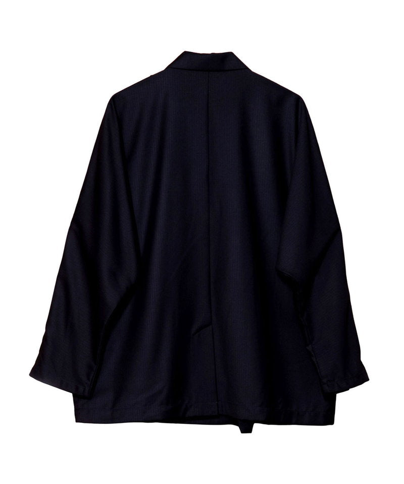 Dolman sleeve double-breasted jacket