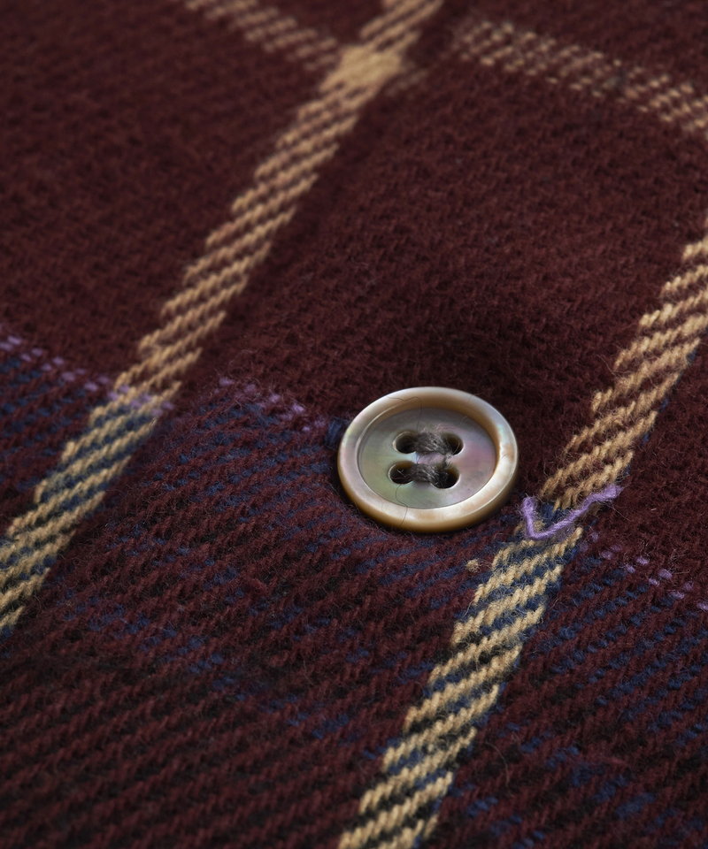 チェックフードロングSH