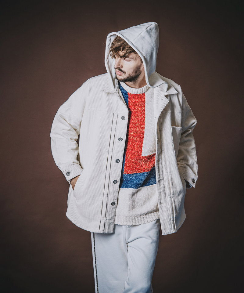 コーデュロイフードBIG-SH