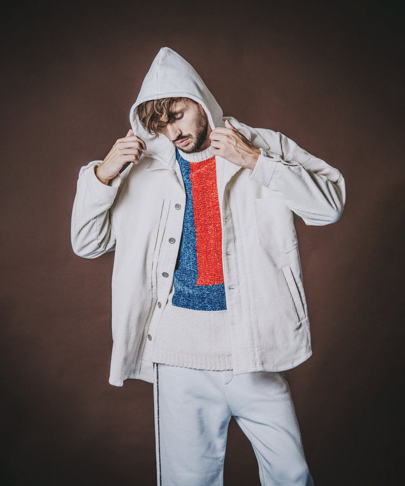 コーデュロイフードBIG-SH