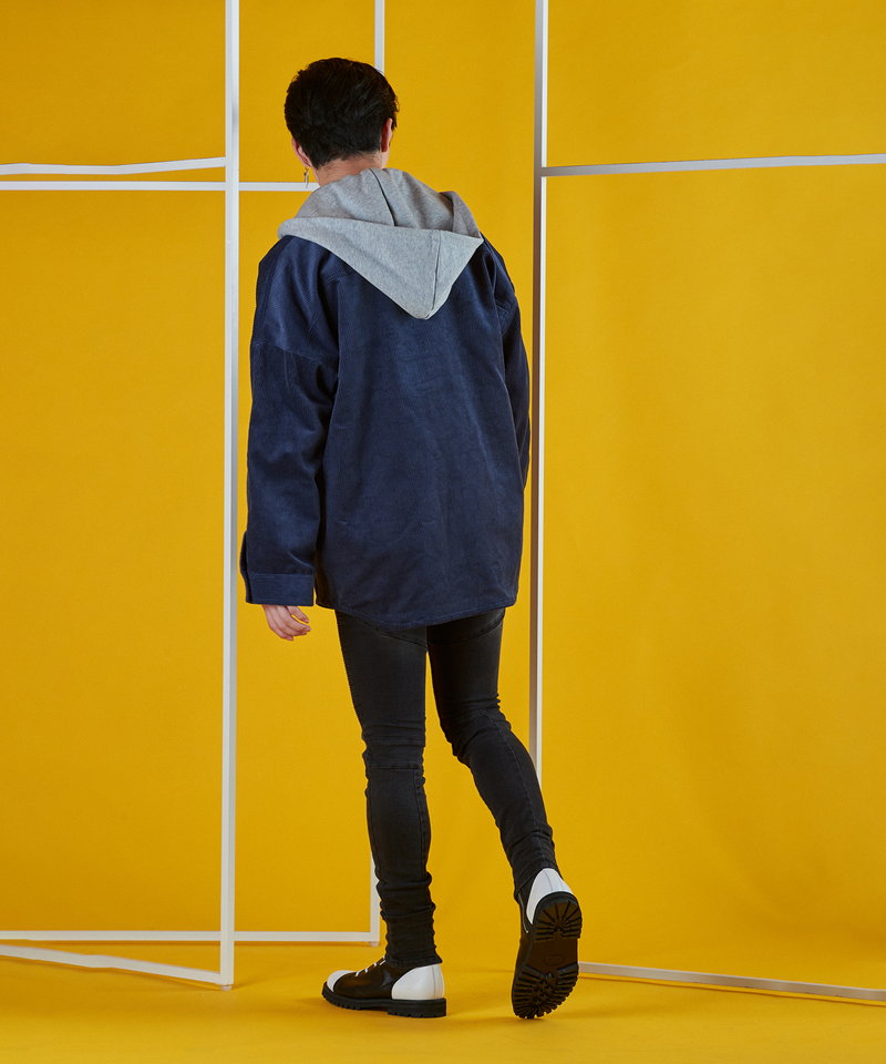 コーデュロイフードBIG-SH