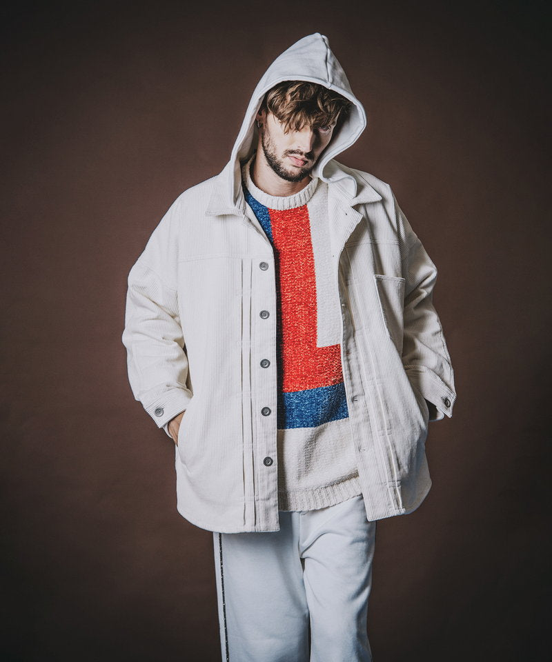 コーデュロイフードBIG-SH