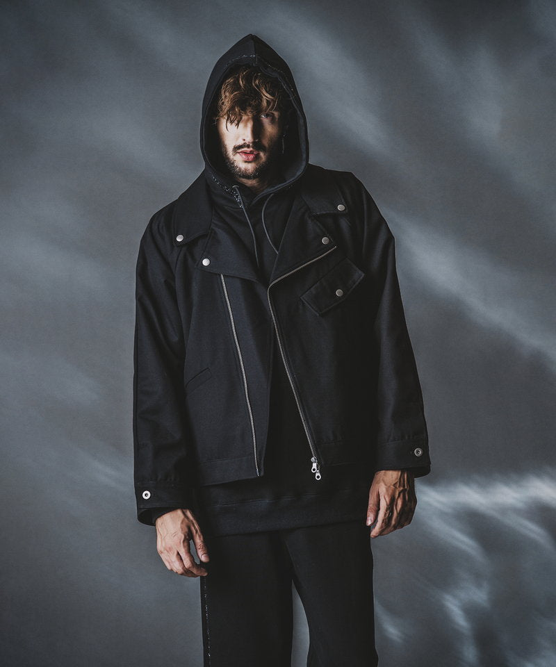 Glitter-BIGプルオーバーパーカ