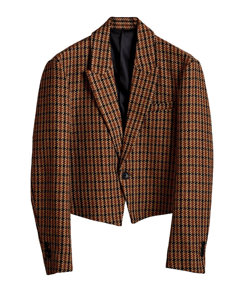 Peak lapel 1B short jacket