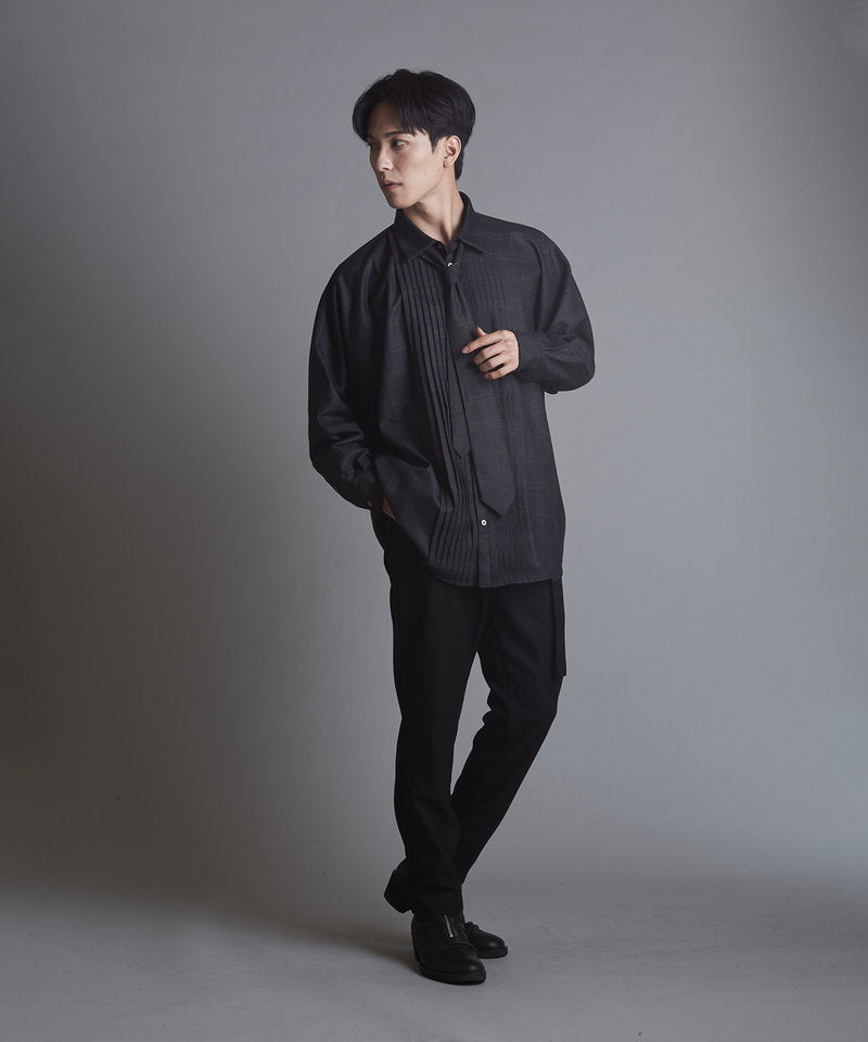 ネクタイ付ピンタックBIG-SH