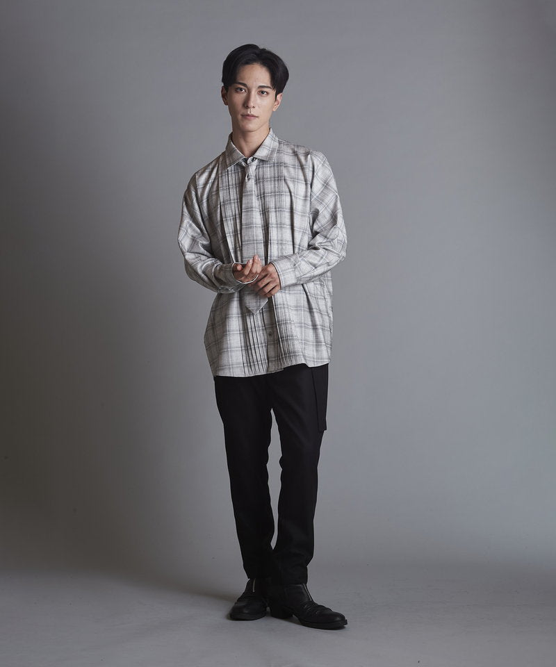 ネクタイ付ピンタックBIG-SH