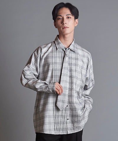 ネクタイ付ピンタックBIG-SH