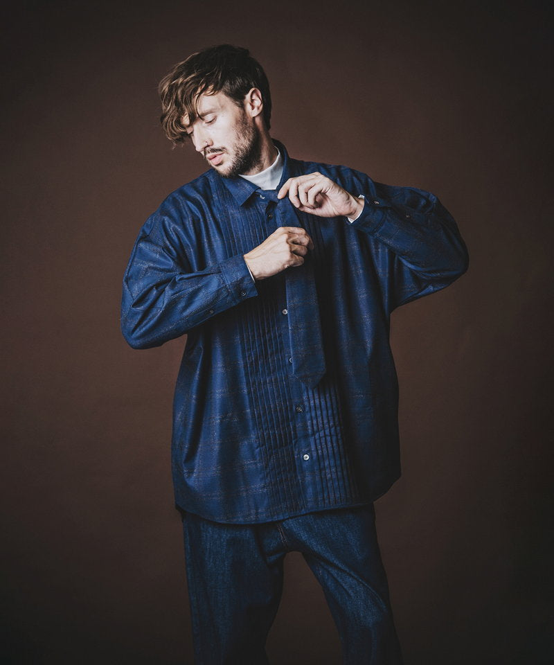 ネクタイ付ピンタックBIG-SH