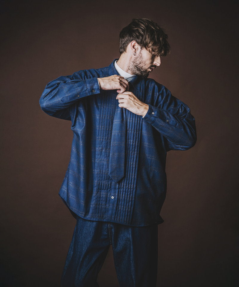 ネクタイ付ピンタックBIG-SH