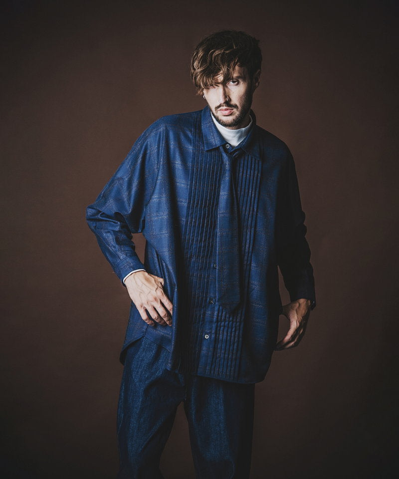 ネクタイ付ピンタックBIG-SH