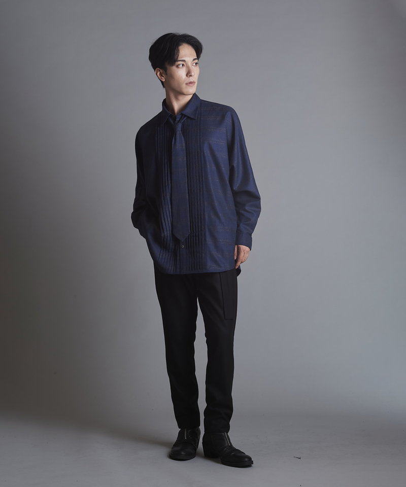 ネクタイ付ピンタックBIG-SH