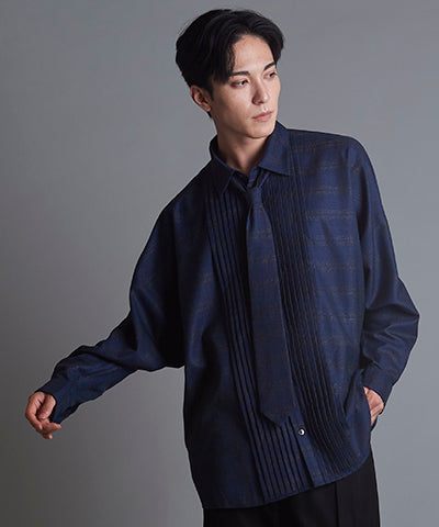 ネクタイ付ピンタックBIG-SH