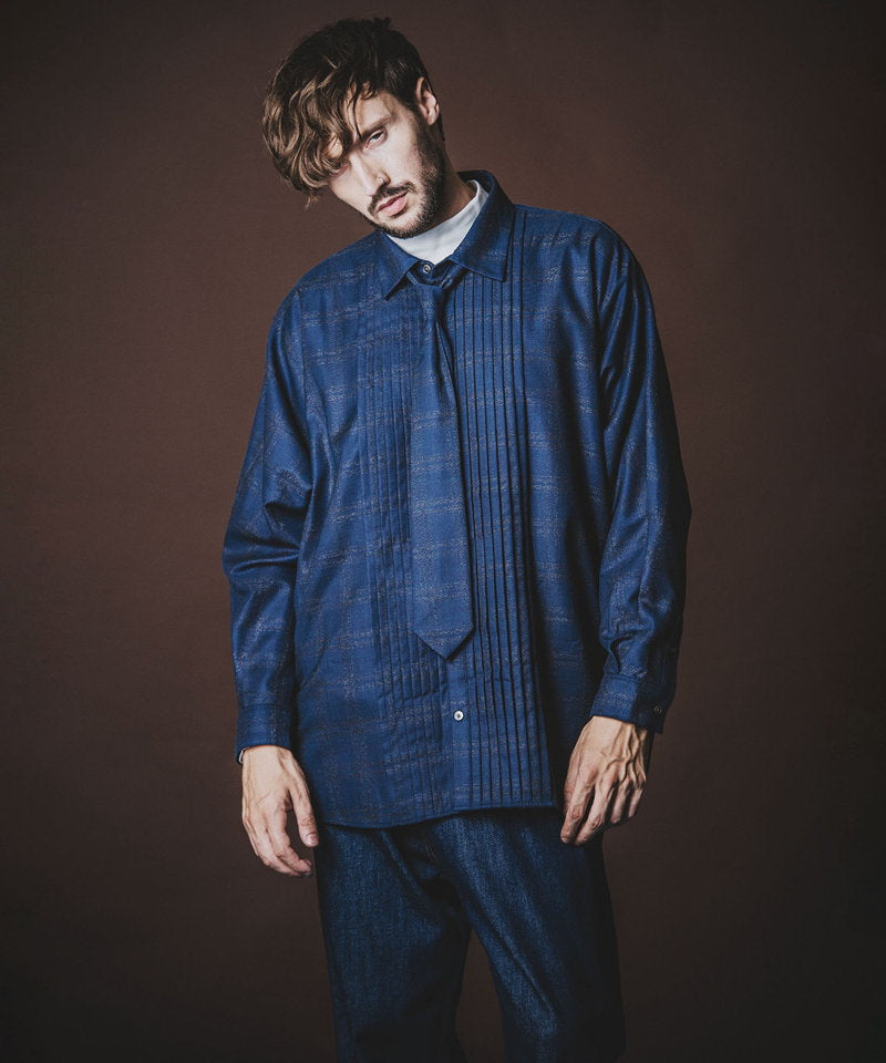 ネクタイ付ピンタックBIG-SH