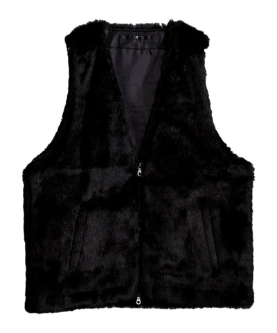 Faux fur vest